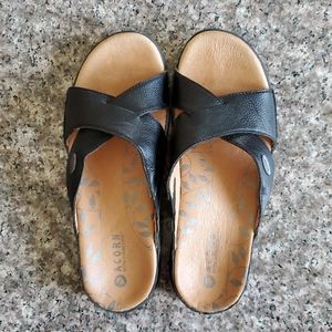 Acorn sandals, worn once